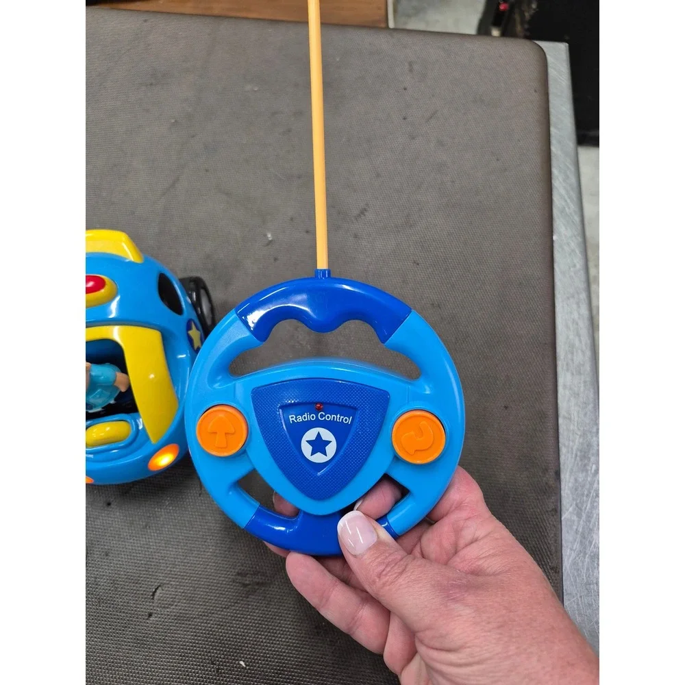 Radio Control Police Car Toy Lights Sounds Kid‎ Play